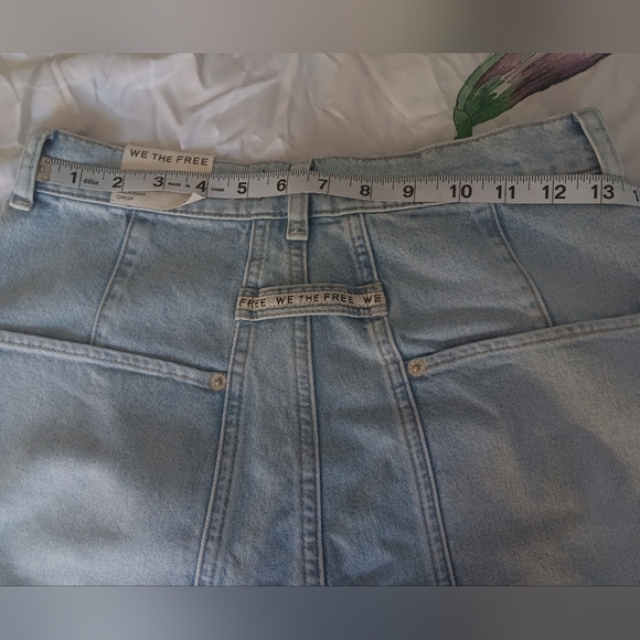 We The Free Havasu Slouchy Cropped Jeans. Size 26 NWT - Picture 10 of 11